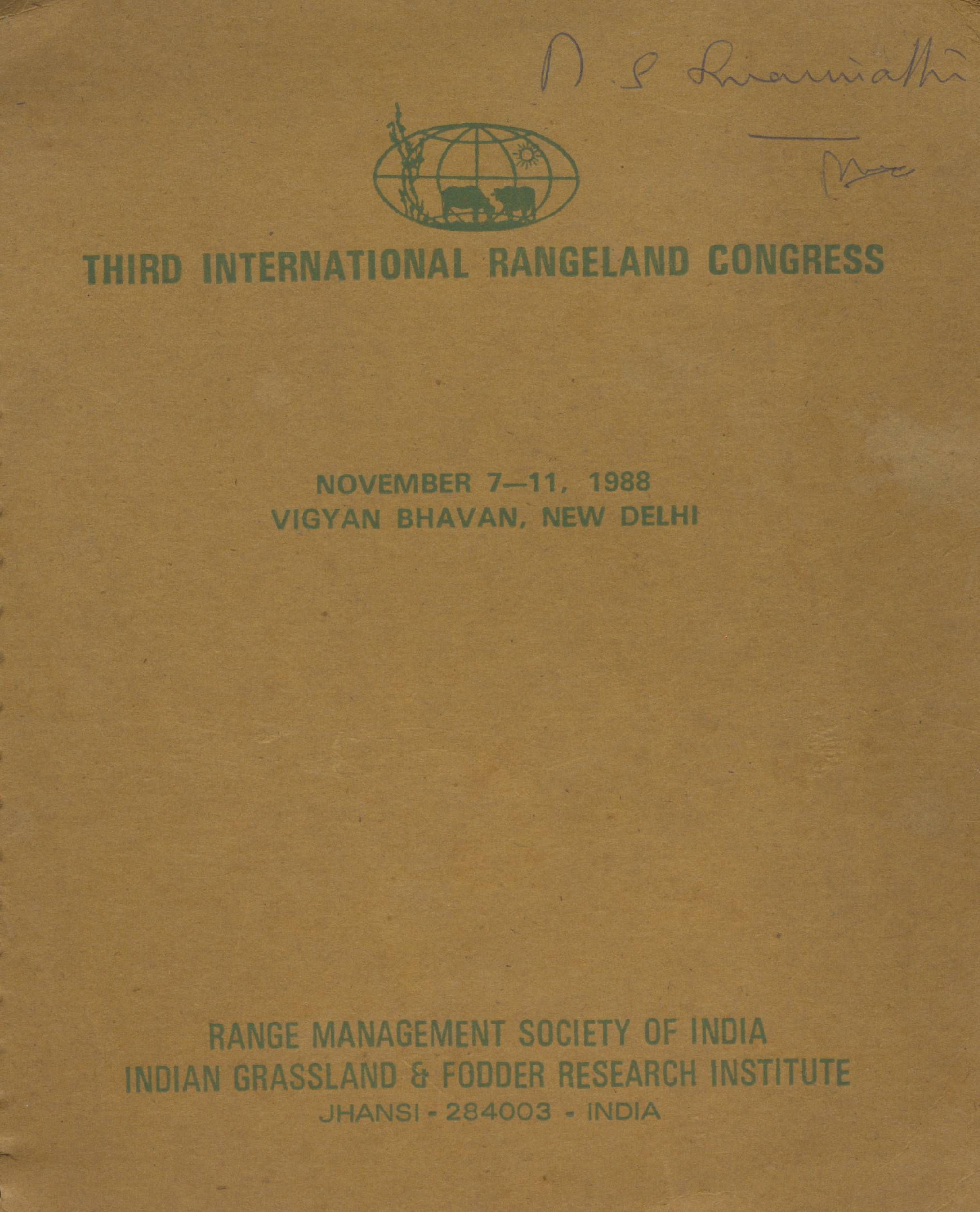  Notes, Conferences and Workshops -- 1988
