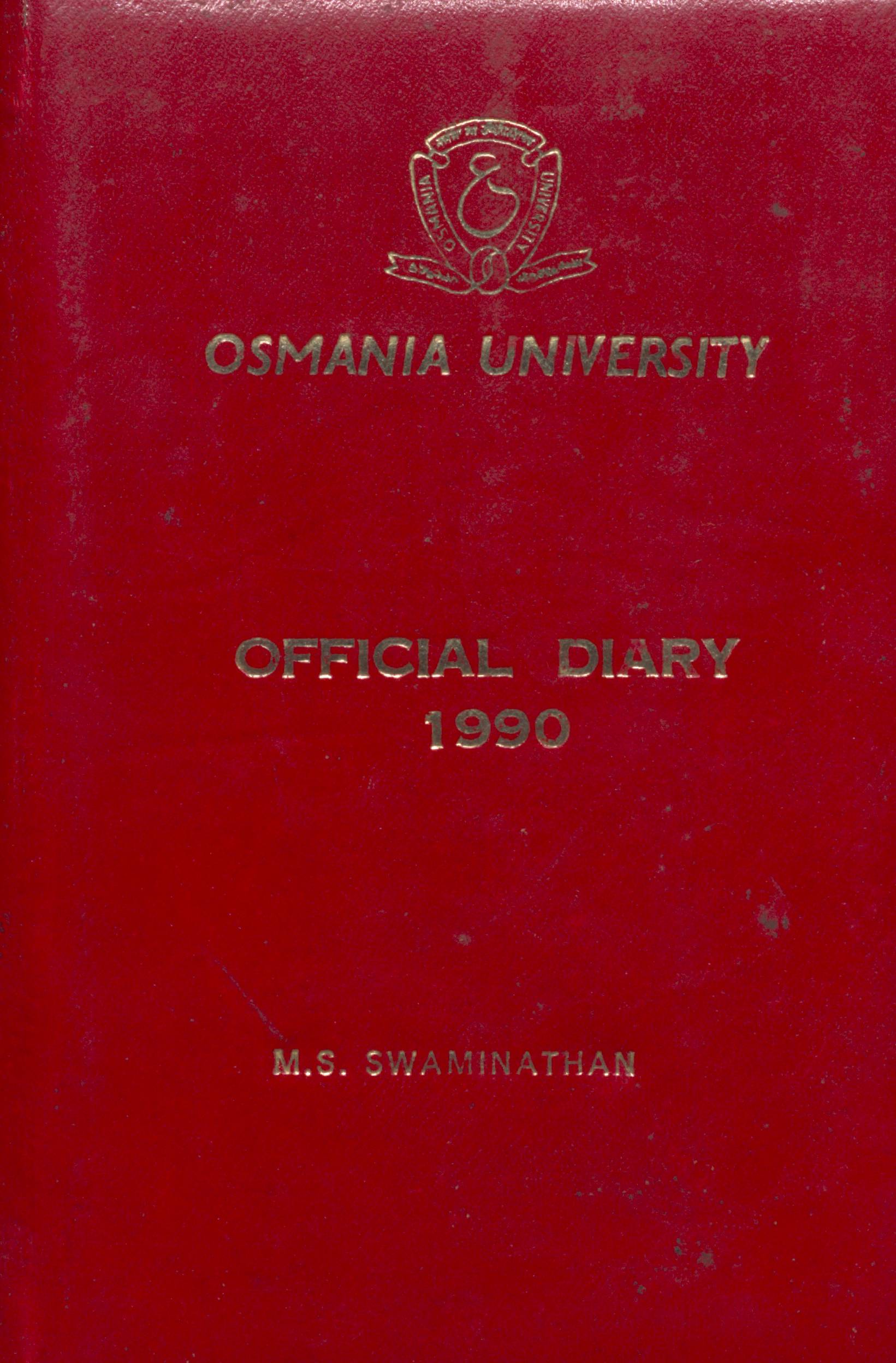 Research Diary -- 1990